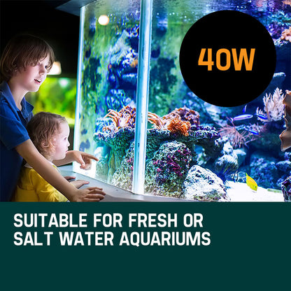 External Aquarium Canister Filter & Pump with UV Light - 1850 L/h (1.85 m³/h)