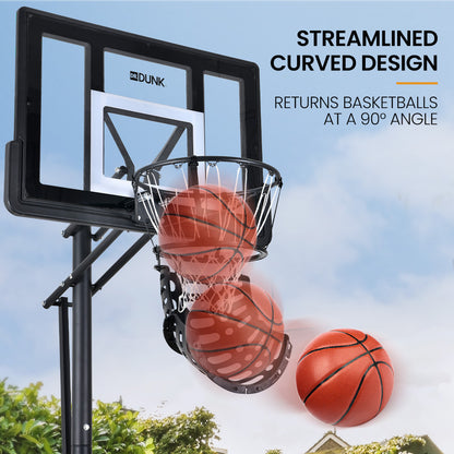 360° Basketball Return System with Universal Attachment for All Skill Levels