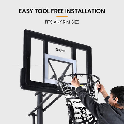 360° Basketball Return System with Universal Attachment for All Skill Levels