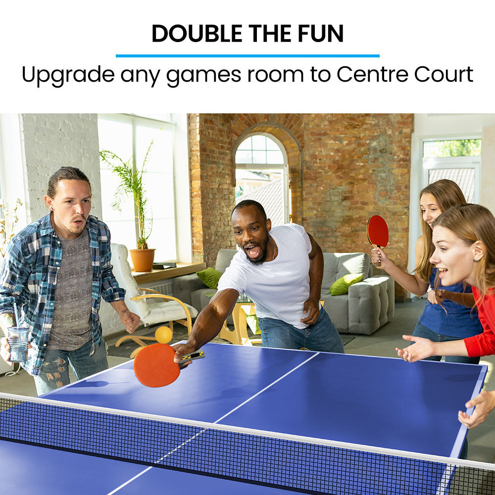 Premium Table Tennis Table with Adjustable Height and Foldaway Design
