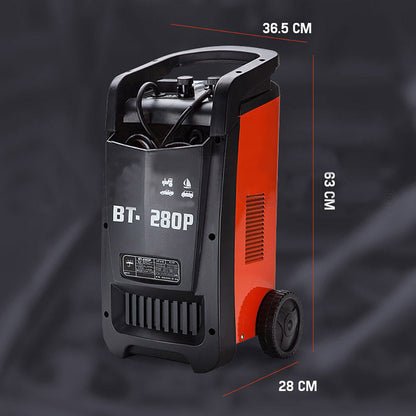 280P Multi-Function Battery Charger: 280A Jump Starter for 12V/24V Vehicles