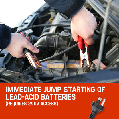 280P Multi-Function Battery Charger: 280A Jump Starter for 12V/24V Vehicles