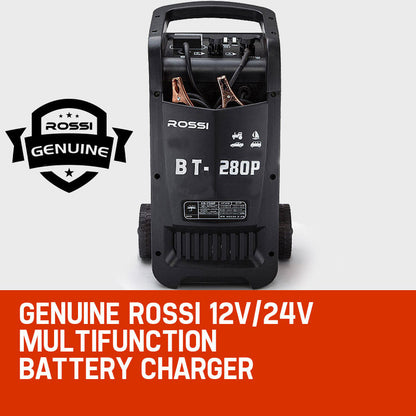 280P Multi-Function Battery Charger: 280A Jump Starter for 12V/24V Vehicles