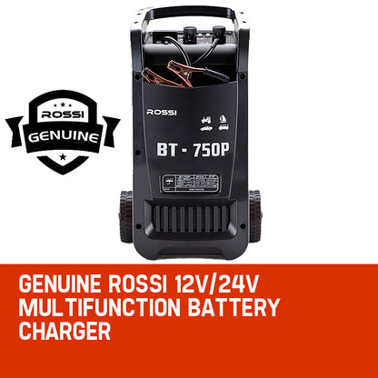750A Battery Charger & Jump Starter, 12V/24V for ATV, Boat, Truck, Tractor