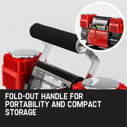 Compact 12V Air Compressor with 300L/min Flow and 150PSI for Off-Road Vehicles