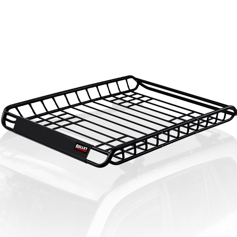 Universal Roof Rack Basket - Steel Cargo Carrier for Outdoor Adventures