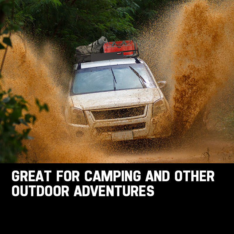 Universal Roof Rack Basket - Steel Cargo Carrier for Outdoor Adventures
