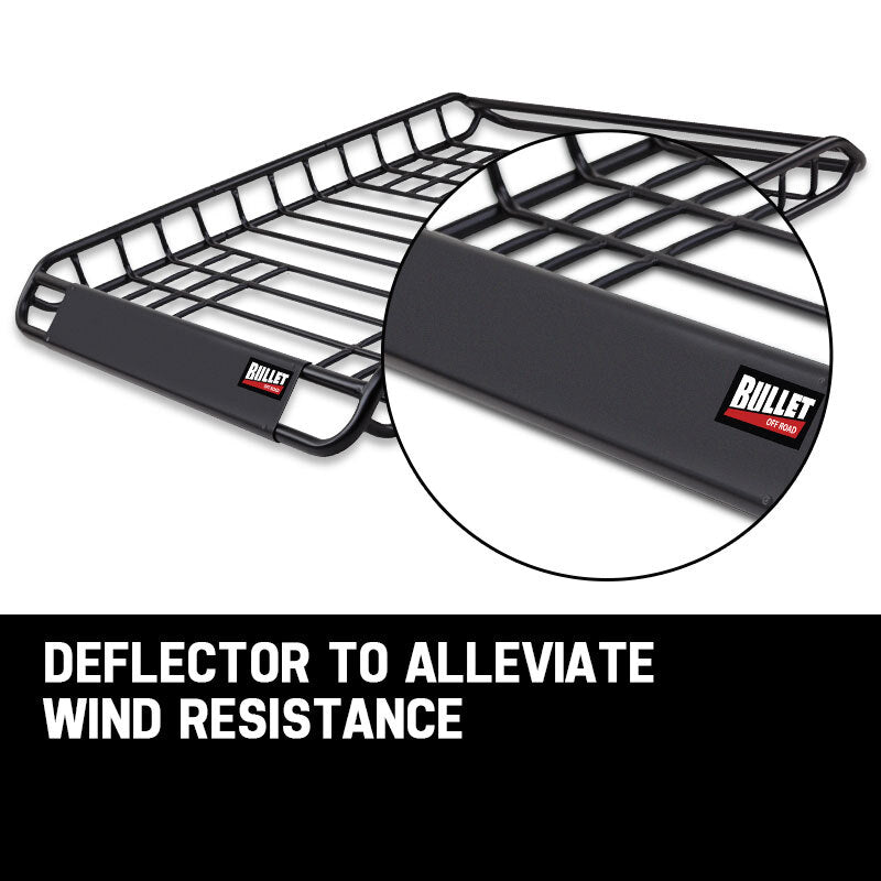 Universal Roof Rack Basket - Steel Cargo Carrier for Outdoor Adventures