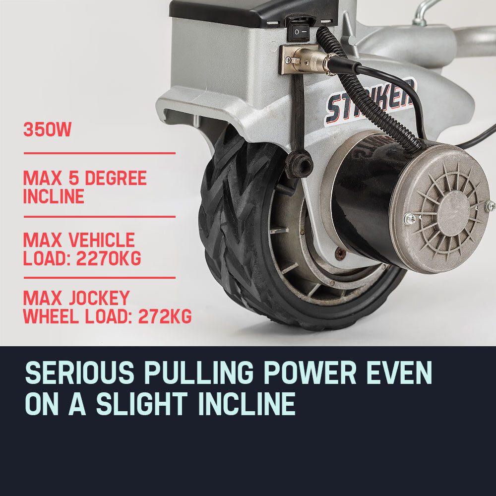 Electric Motorised Jockey Wheel with 350W Power for Caravan, Trailer, Boat