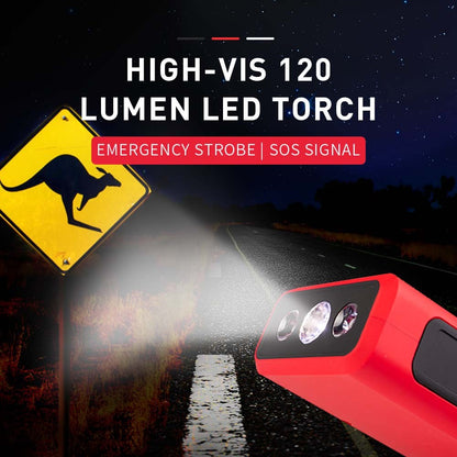 Portable 12V Jump Starter Powerbank with LED Torch and USB Charging Ports