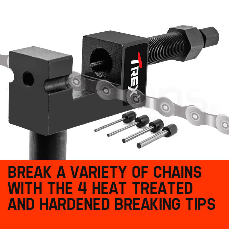 3-in-1 Chain Breaker, Presser & Riveter Tool with Case - Compact & Durable