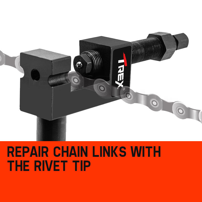 3-in-1 Chain Breaker, Presser & Riveter Tool with Case - Compact & Durable