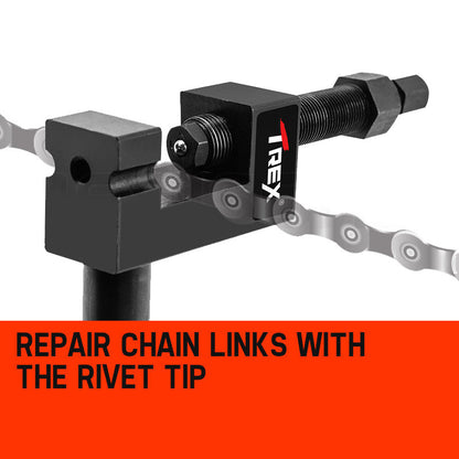 3-in-1 Chain Breaker, Presser & Riveter Tool with Case - Compact & Durable
