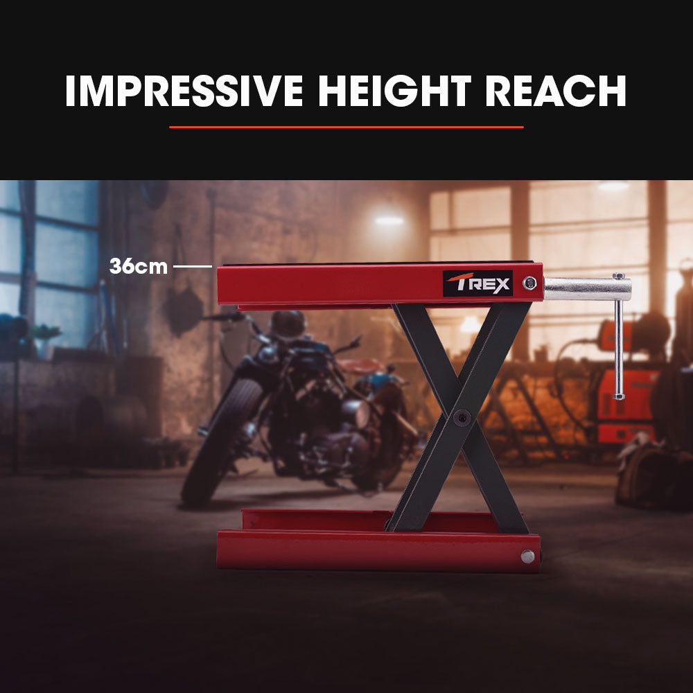 500kg Motorcycle & Quad Bike Scissor Jack Lift with 0.36m Lift Height