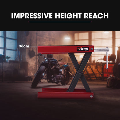 500kg Motorcycle & Quad Bike Scissor Jack Lift with 0.36m Lift Height