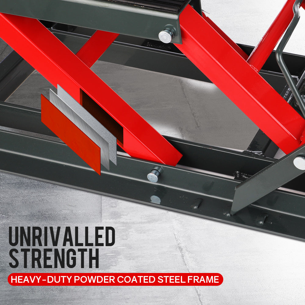 680kg Hydraulic Lift Jack Stand for Motorcycles & ATVs - 0.38m Height