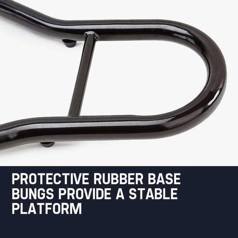 Heavy-Duty Motorcycle Front Stand with Adjustable Arms, 0.2m Capacity