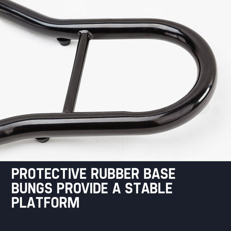 Heavy-Duty Motorbike Lift Stands with 0.81m Steel Tubing, 400kg Capacity