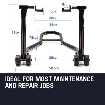 Heavy-Duty Motorcycle Stand with 0.81m Steel Frame and 200kg Capacity
