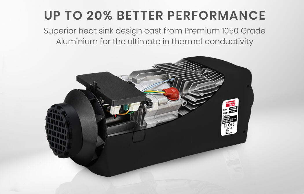 12V 5kW Diesel Air Heater for RVs, Caravans & Boats - Efficient & Quiet