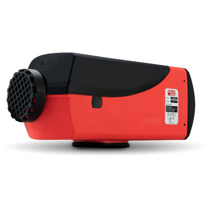12V 5kW Diesel Air Heater for RVs and Boats with Remote Control, Red