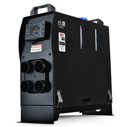 12V 5kW Diesel Air Heater for Caravan Camper Trailer Van - Black