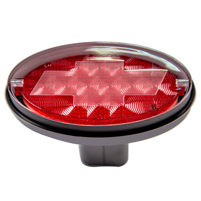 LED Towbar Hitch Cover with Brake & Tail Light Functions, Chevvy Logo
