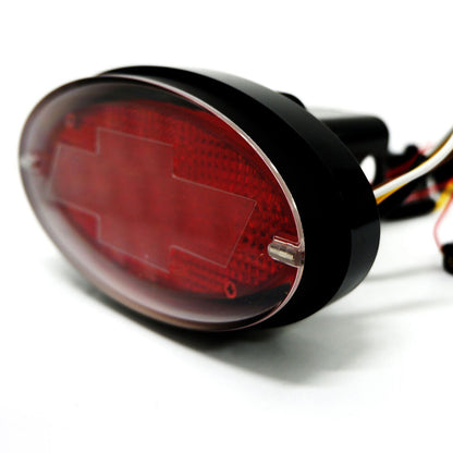 LED Towbar Hitch Cover with Brake & Tail Light Functions, Chevvy Logo