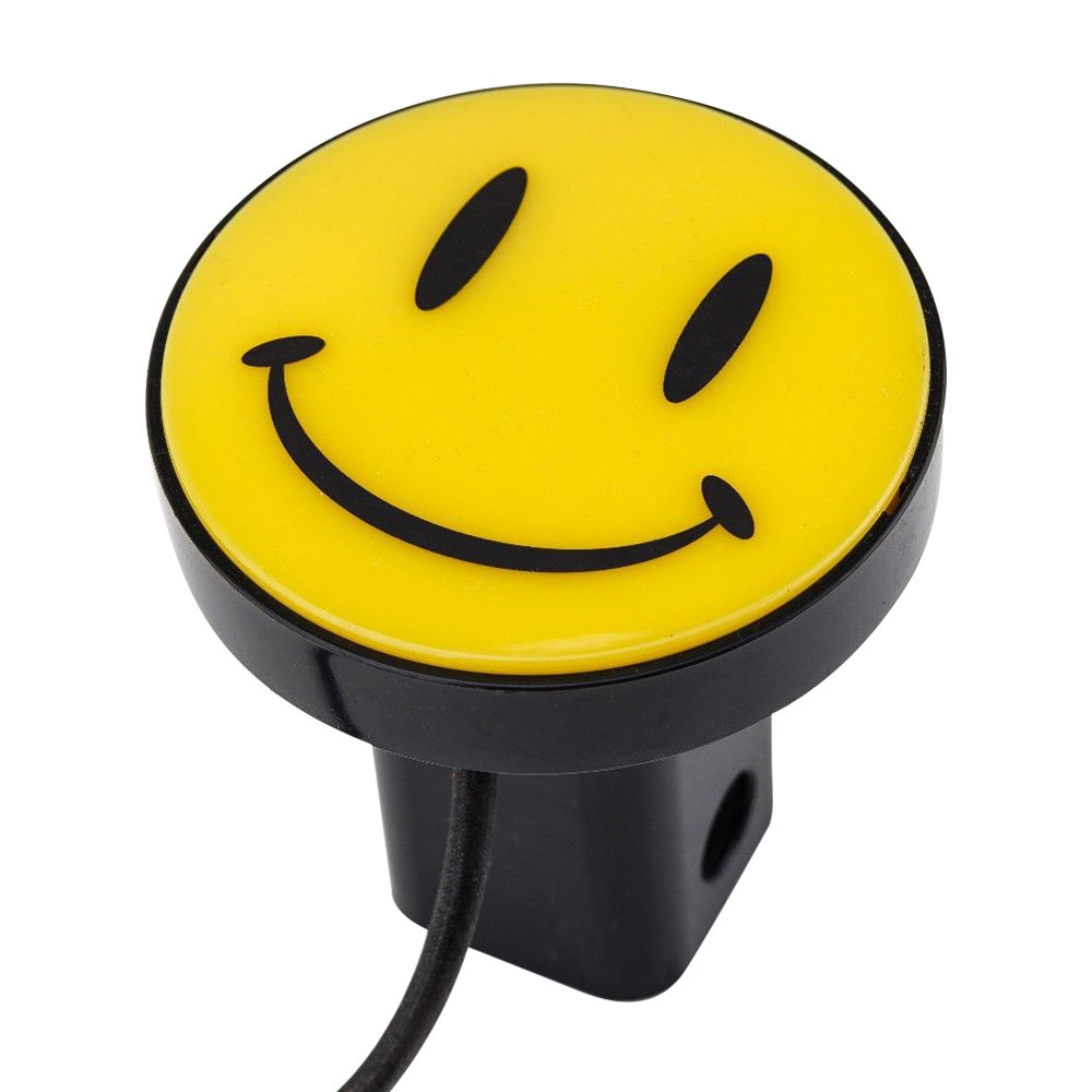 Smiley Face Light-Up Towbar Hitch Cover with Brake Light Function