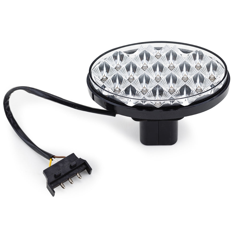 Oval LED Towbar Hitch Cover with Brake and Tail Light Function