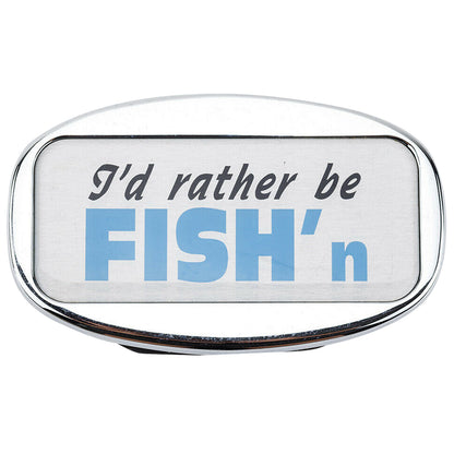 Novelty Fish Design Towbar Hitch Cover - Chrome Plated, Easy Install