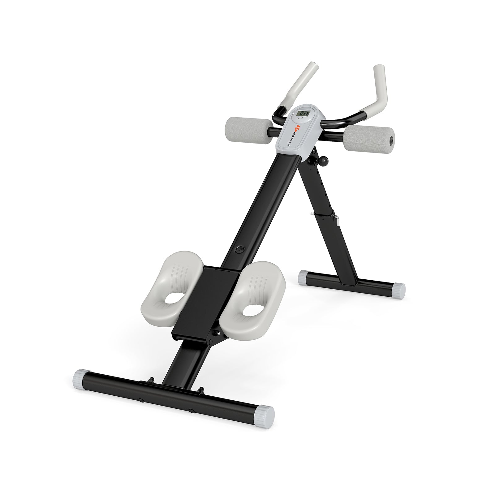 Adjustable Abdominal Trainer with Elbow Support-Black