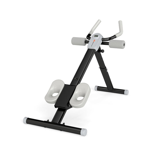 Adjustable Abdominal Trainer with Elbow Support-Black