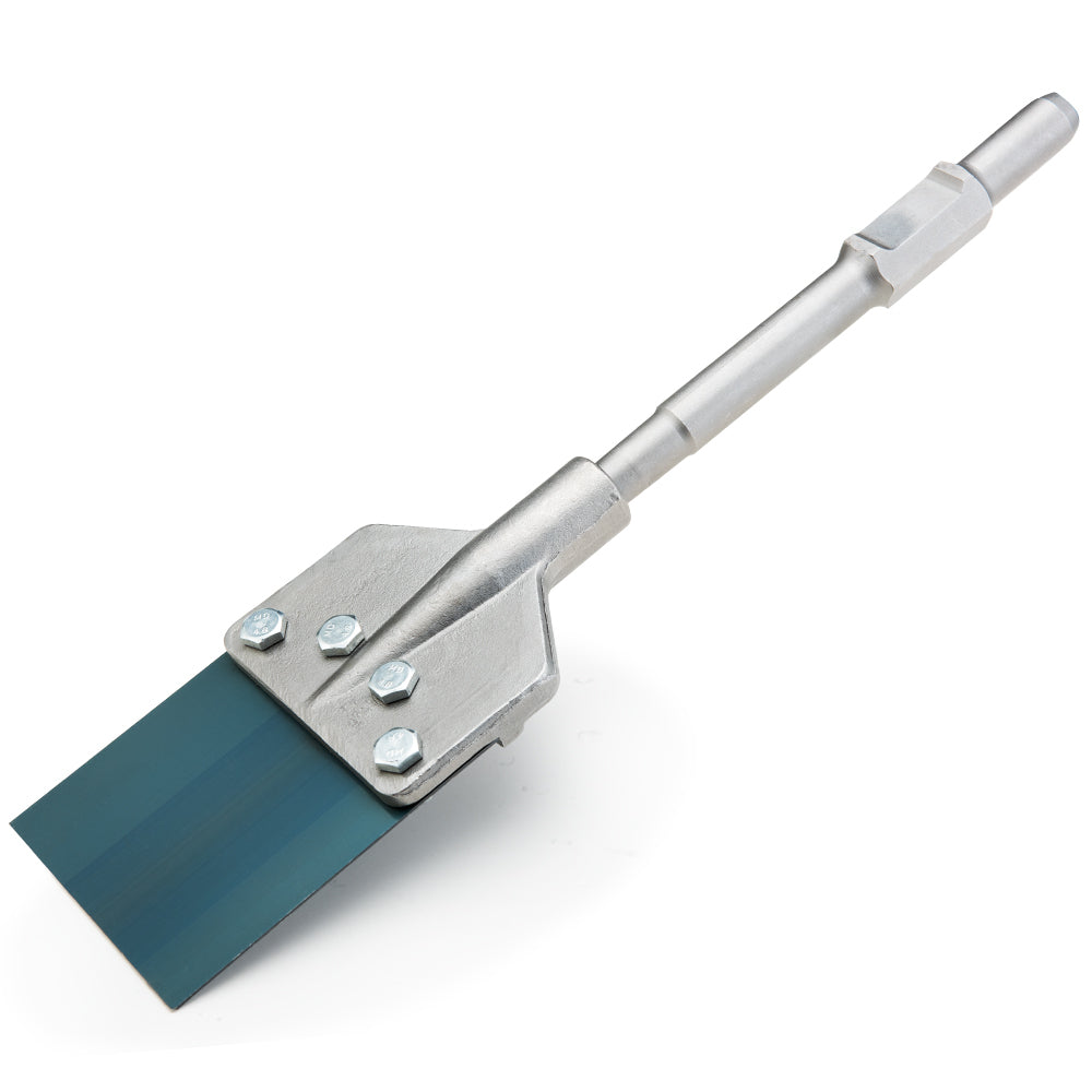 30mm Hex Jack Hammer Floor Scraper Chisel Bit - 0.13m Wide Blade