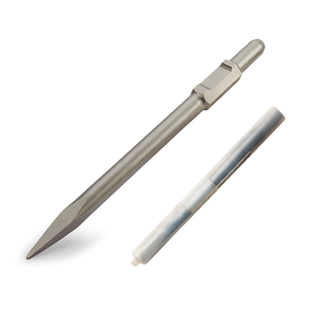 30mm Moil Point Chisel Bit for Jack Hammer, 0.4m Length, Contractor Grade