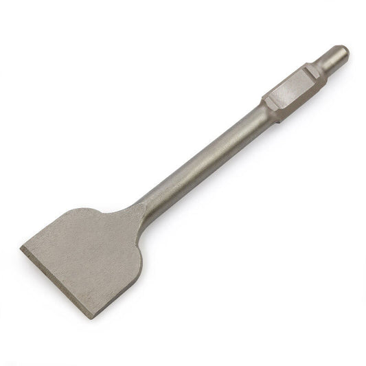 100mm Wide Flat Tile Lifter Chisel Bit, 0.03 x 0.41m for Jackhammers