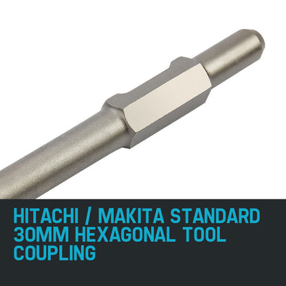 100mm Wide Flat Tile Lifter Chisel Bit, 0.03 x 0.41m for Jackhammers