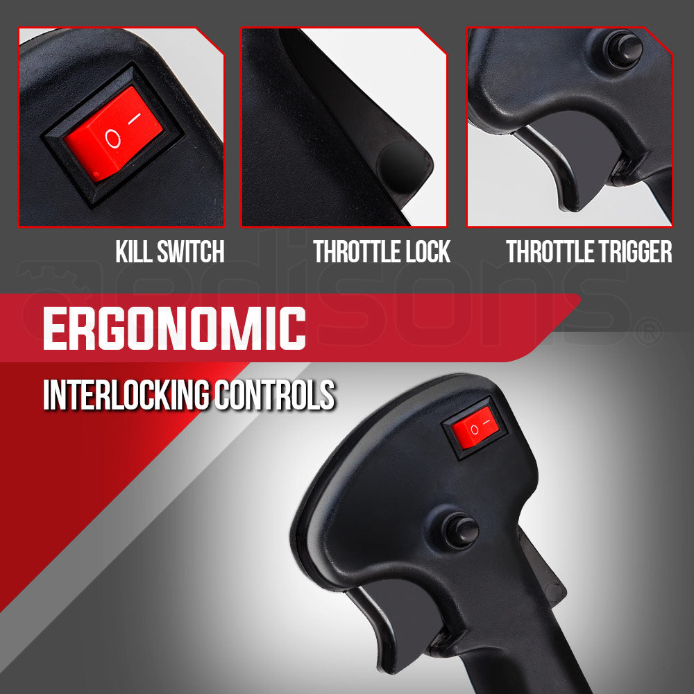 65cc Multi-Tool Brushcutter with 4.1 HP Engine and Easy-Start System