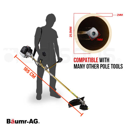 65cc Multi-Tool Brushcutter with 4.1 HP Engine and Easy-Start System