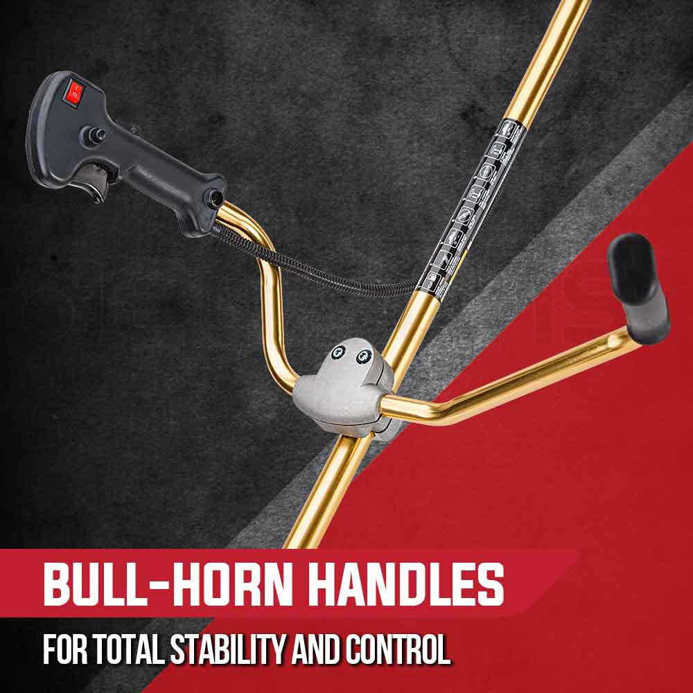 65cc Multi-Tool Brushcutter with 4.1 HP Engine and Easy-Start System