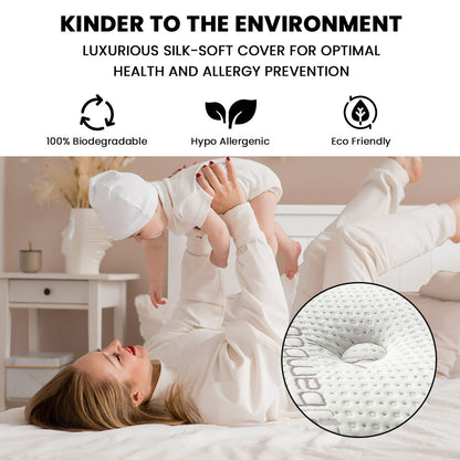 31cm King Single Mattress with Euro Top, Bamboo Fabric, Memory Foam & Latex