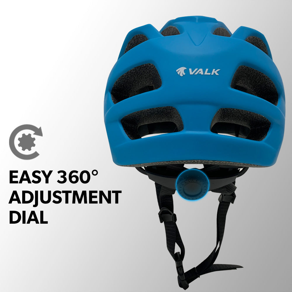 Adjustable Large Mountain Bike Helmet with 22 Vents and Quick-Lock Buckle