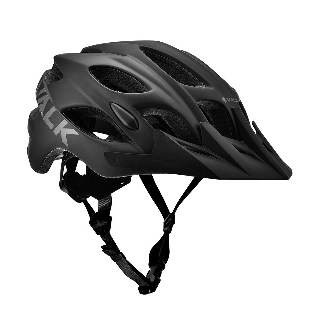 Adjustable Mountain Bike Helmet with 22 Vents and Visor, 56-58 cm, Medium