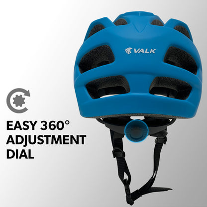 Adjustable Lightweight Mountain Bike Helmet with 22 Vents, Medium (56-58cm)