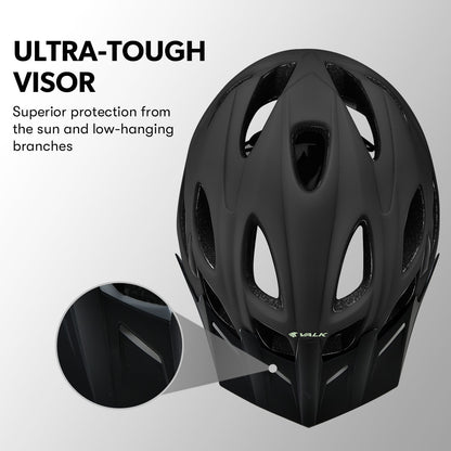 Adjustable Mountain Bike Helmet with 22 Vents, 54-56cm, Lightweight Design