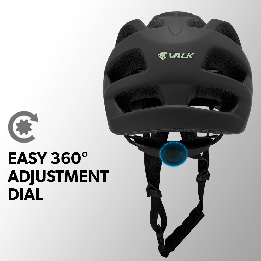 Adjustable Mountain Bike Helmet with 22 Vents, 54-56cm, Lightweight Design