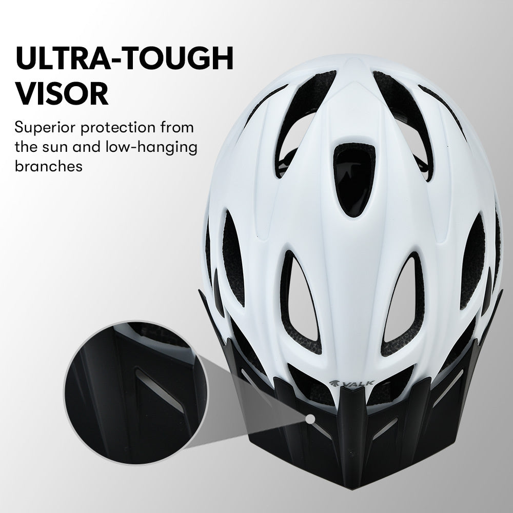 Ultra-Light Mountain Bike Helmet with 22 Vents and Adjustable Fit (54-56cm)