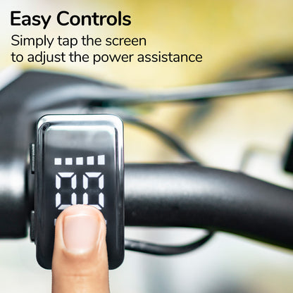 2023 Electric Folding Bike, 20m Tyres, 7-Speed, Compact Design, Dark Grey