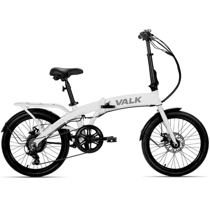 2023 Electric Folding Bike, 0.5m Tyres, Shimano 7-Speed, 250W Motor, White