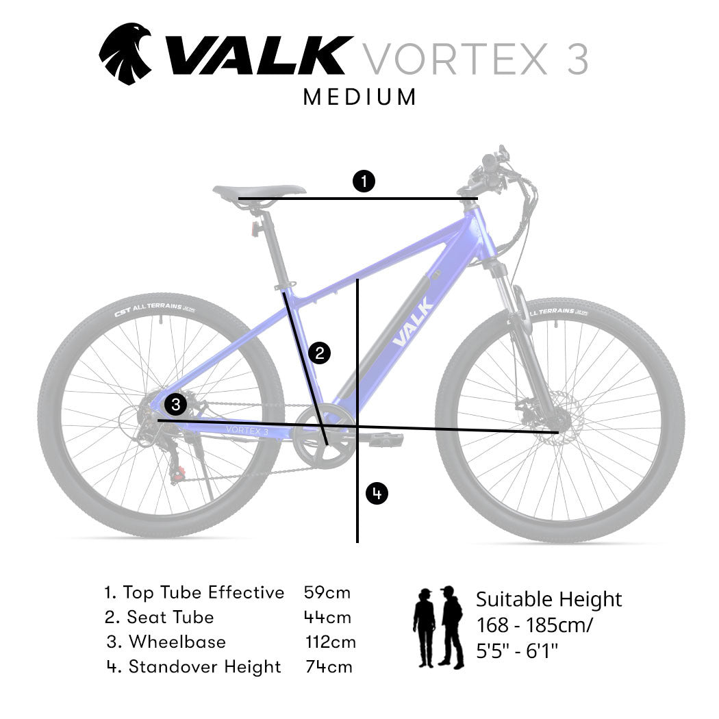 Electric Mountain Bike with 250W Motor, Medium Frame, 0.5m Wheels, Blue